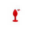 Plug rouge bijou cristal Small CHERRY 